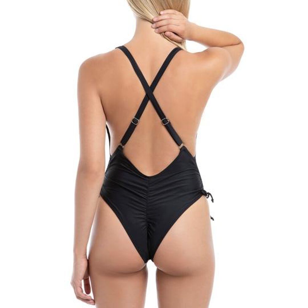 Traje De Baño Rebajado Negro image number 1.0