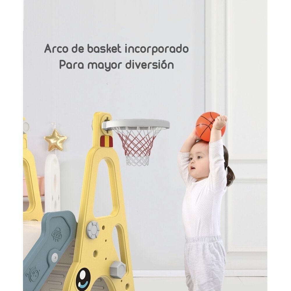 Resbal&iacute;n Columpio 3 En 1 Lubabycas Gris image number 4.0