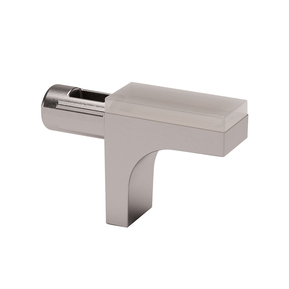 12 Soportes Repisa Cristal Kline Niquel Italiana Ferramenta image number 0.0