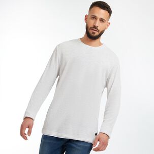 Sweater Básico Slim Fit Manga Larga Cuello Redondo Hombre Az Black