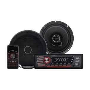 Radio Para Auto Aiwa Aw-c2016bt Combo Con Dos Parlantes De 6,5''