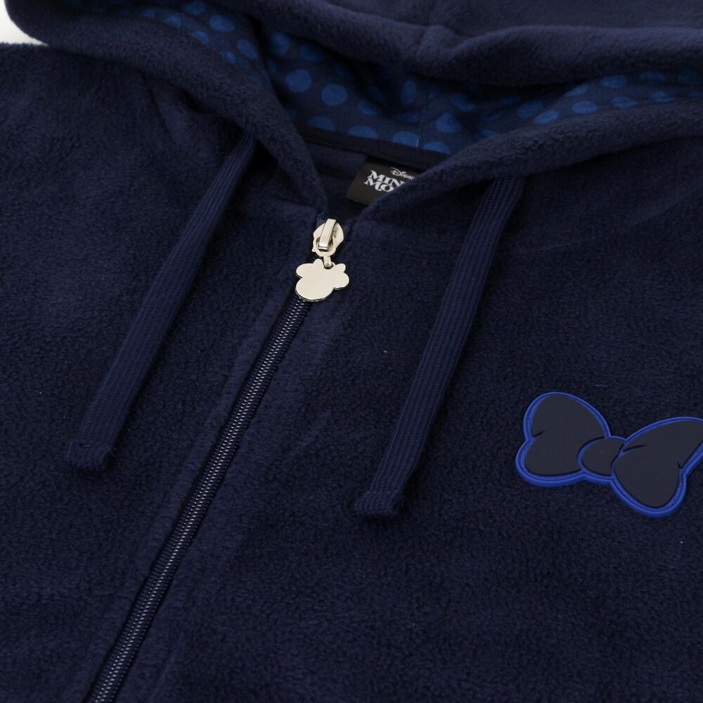 Polar Escolar Con Gorro Ni&ntilde;a Minnie Azul Marino Disney image number 2.0
