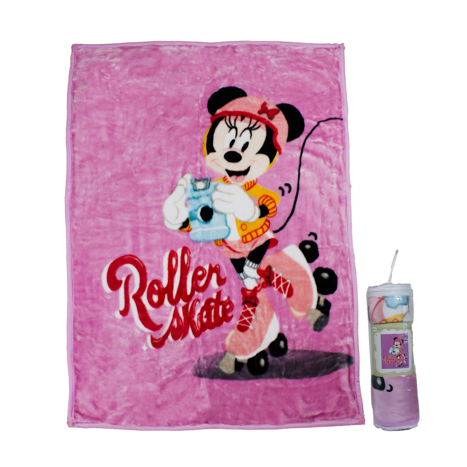 Frazada Ultra Soft Minnie Roller 80x110cm Rosado Disney image number 0.0