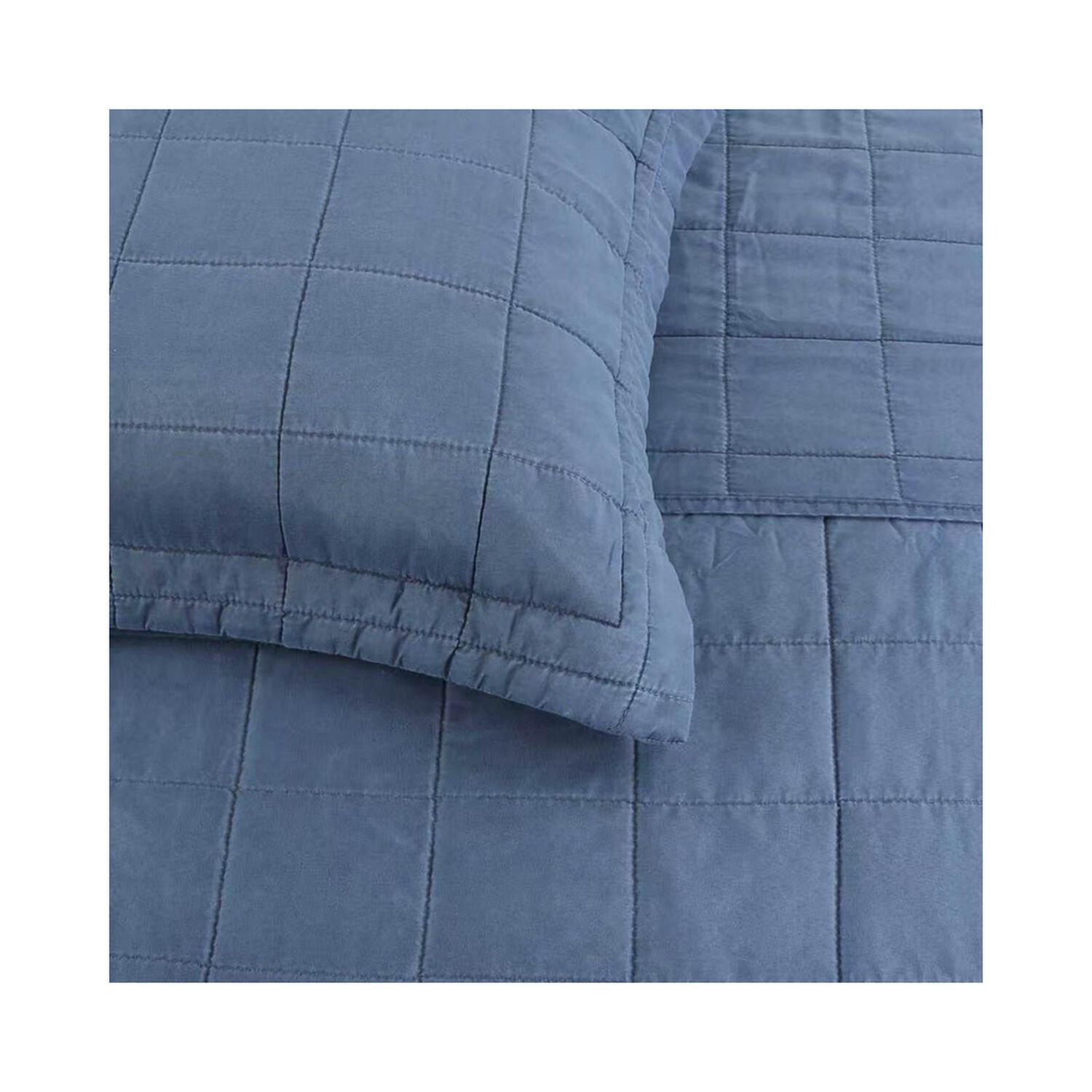 Quilt Andes Stone Wash Azul King image number 3.0