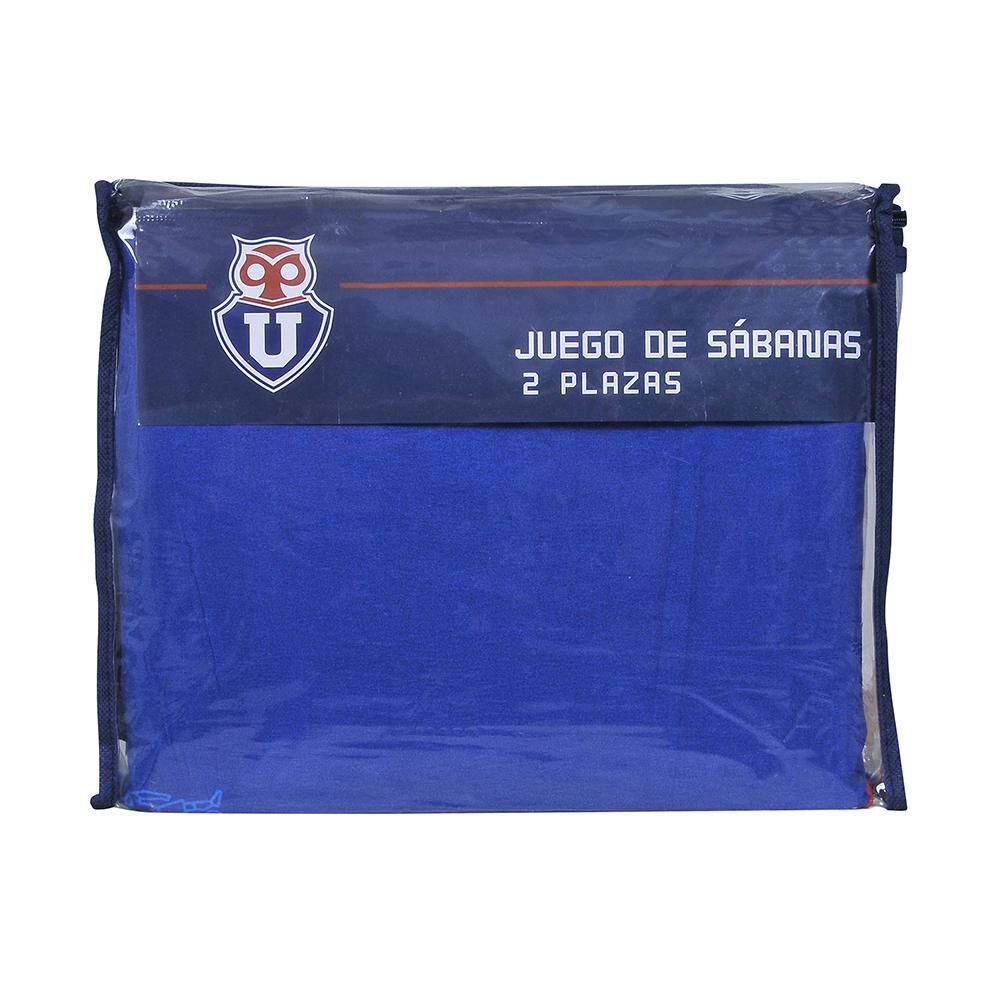 Juego De Sábanas U.De Chile / 2 Plazas image number 2.0