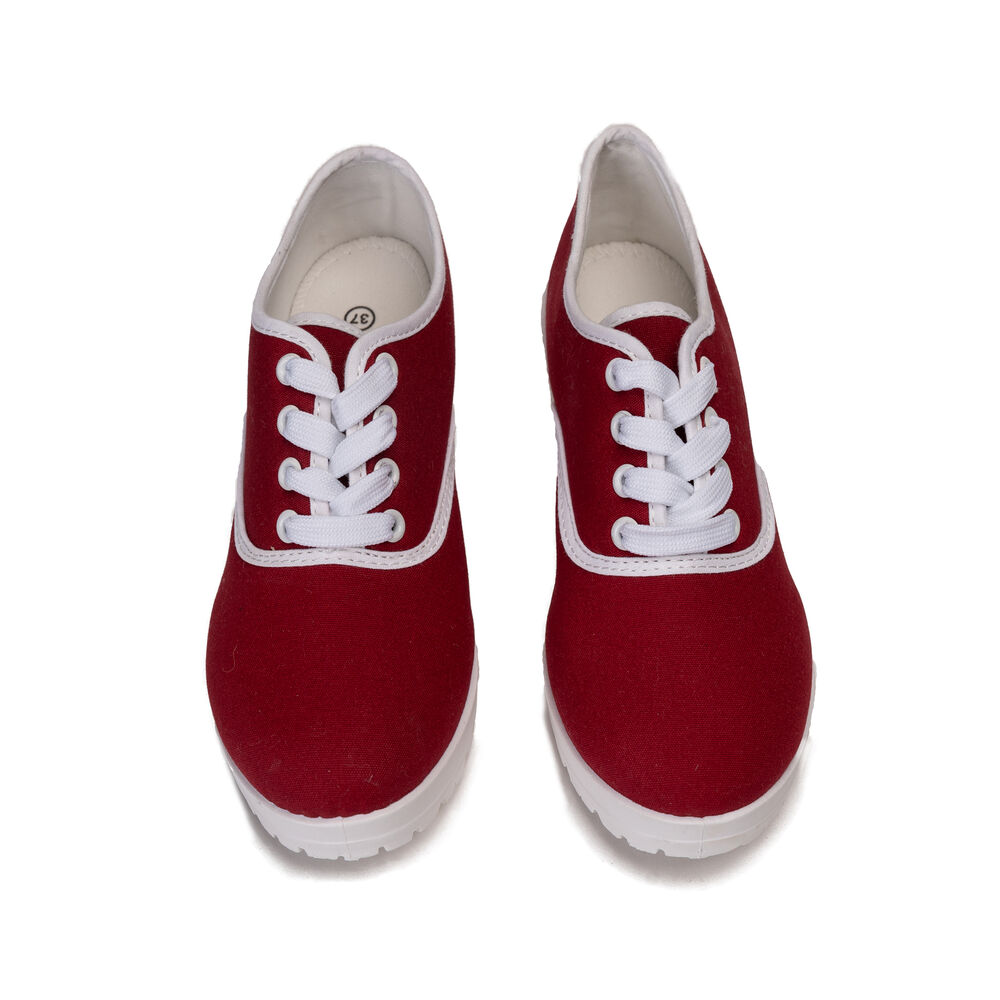 Zapatilla Mujer Rojo Faylinn Chinitown image number 4.0