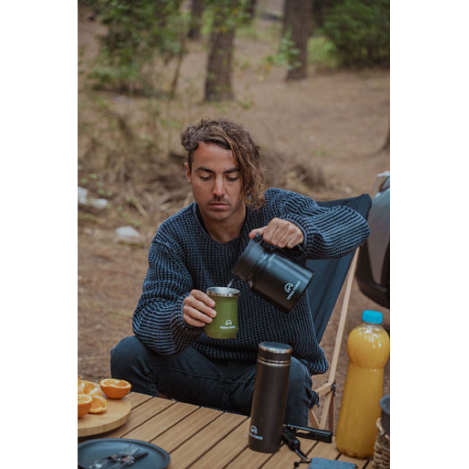 Vaso Matera Camping Verde image number 3.0