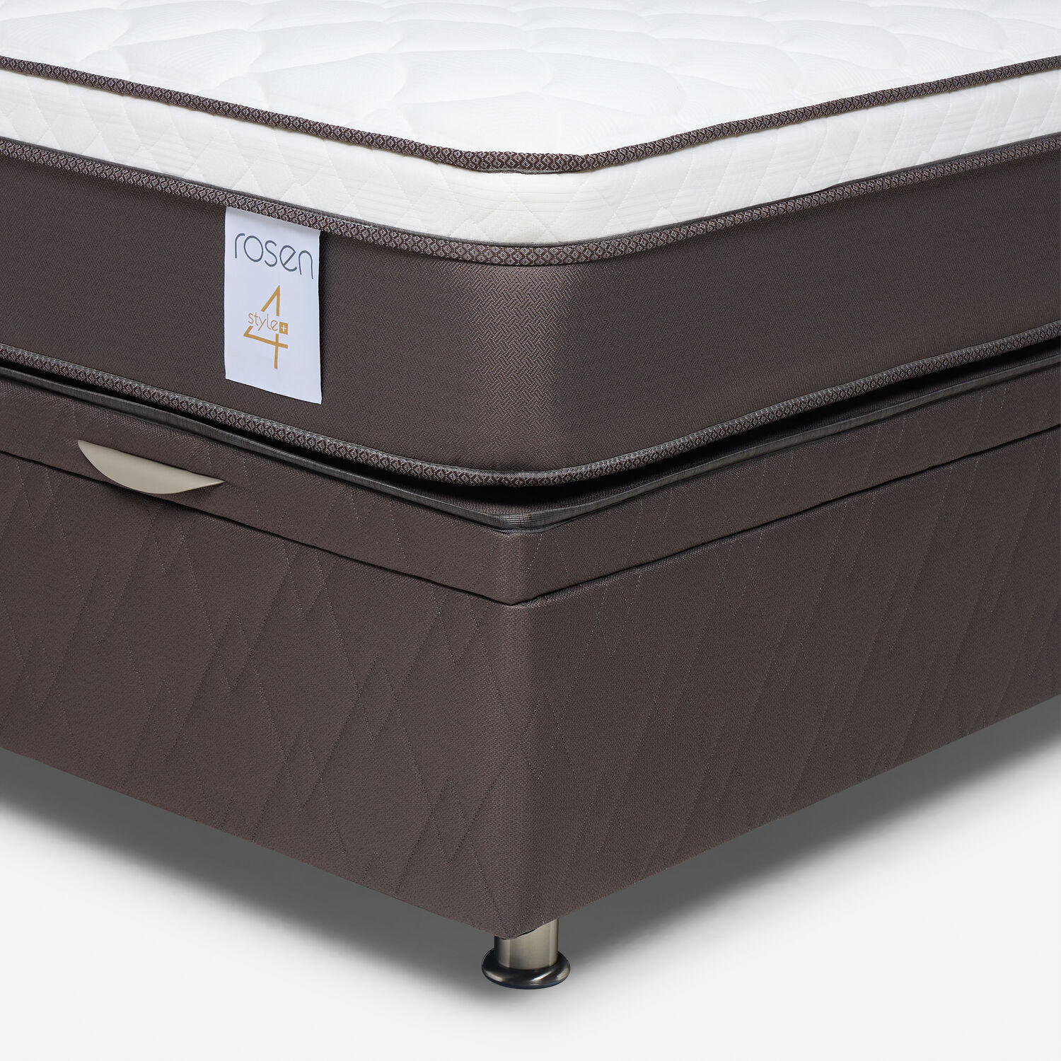 Cama Ba&uacute;l Rosen New Style 4 / 2 Plazas / Base Normal image number 9.0