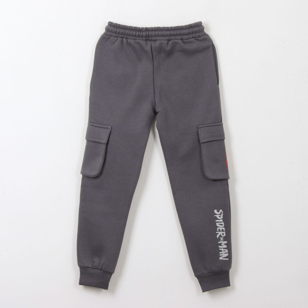 Pantal&oacute;n De Buzo Ni&ntilde;o Cargo Spiderman Gris Marvel image number 1.0