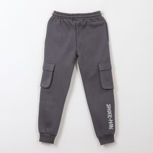 Pantal&oacute;n De Buzo Ni&ntilde;o Cargo Spiderman Gris Marvel
