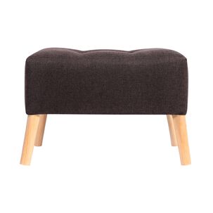 Pouf Petrum Café Moro Omega 62x42x42 Cm Máxima Design
