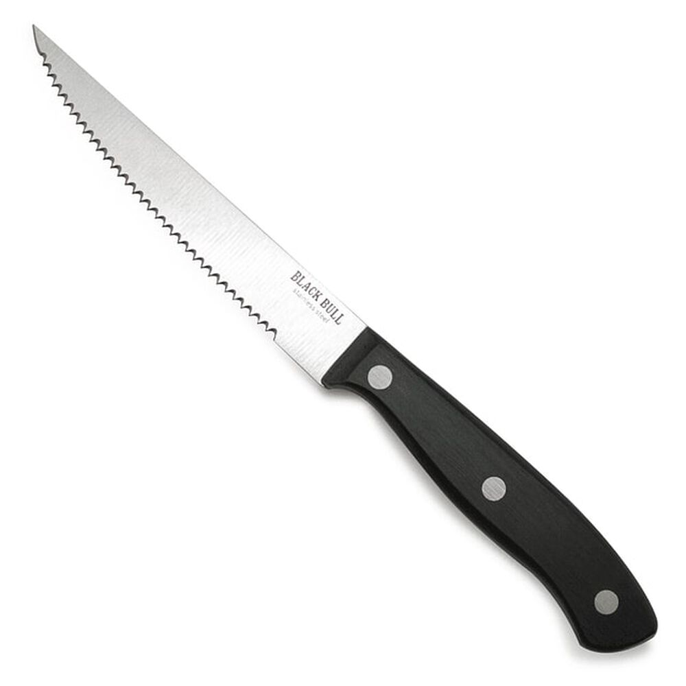 Set De 4 Cuchillos De Cocina Steak Blackbull Para Asado Parrilla image number 1.0