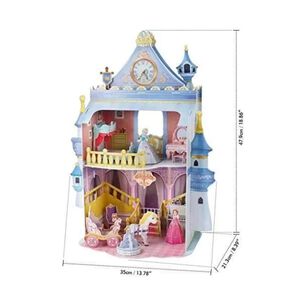 Juguete Castillo De Mu&ntilde;ecas 81 Pcs Rompecabezas 3d Infantil