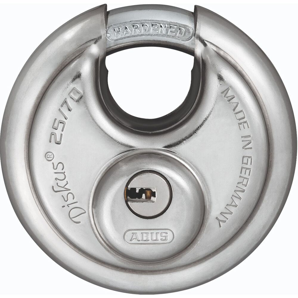 Candado Acero Diskus 25/70 Kd Llave Punto image number 0.0