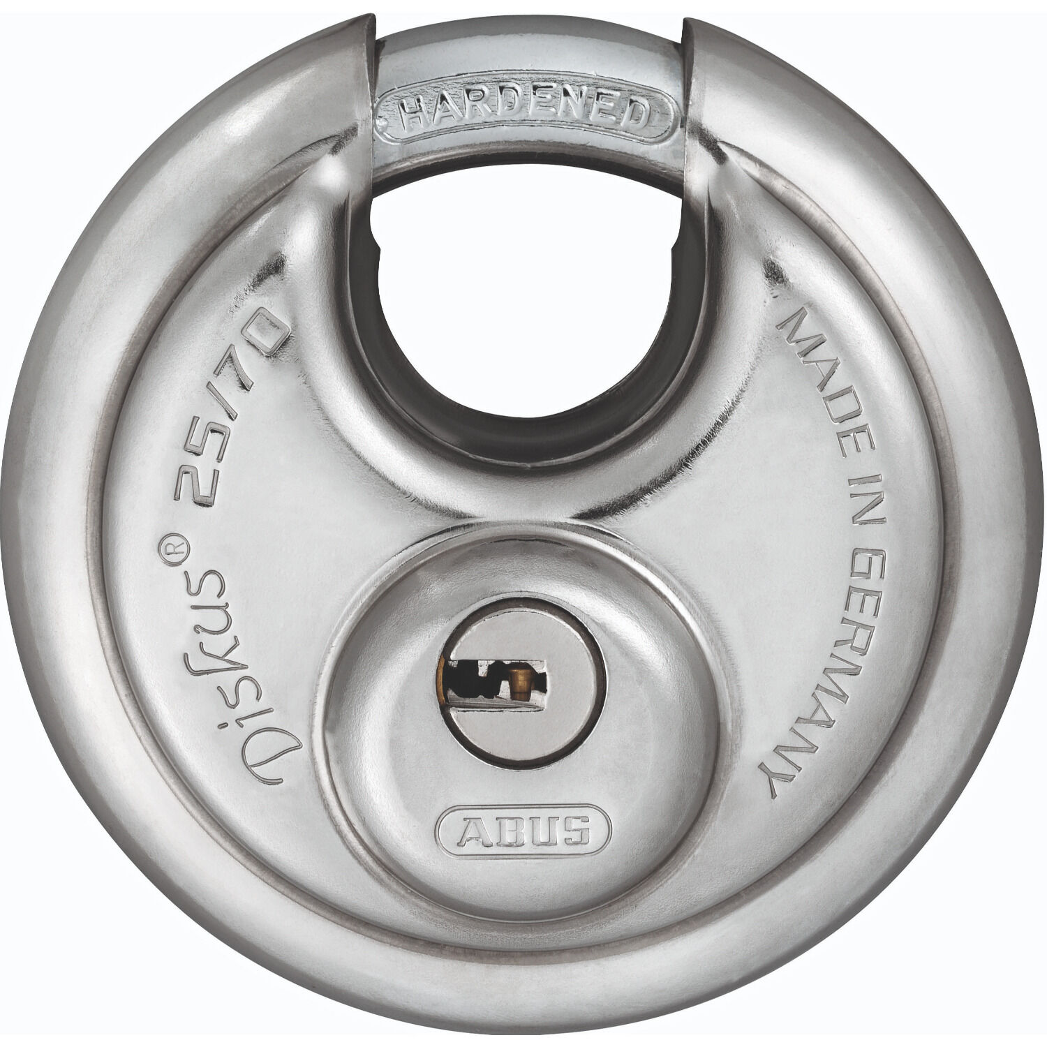 Candado Acero Diskus 25/70 Kd Llave Punto image number 0.0