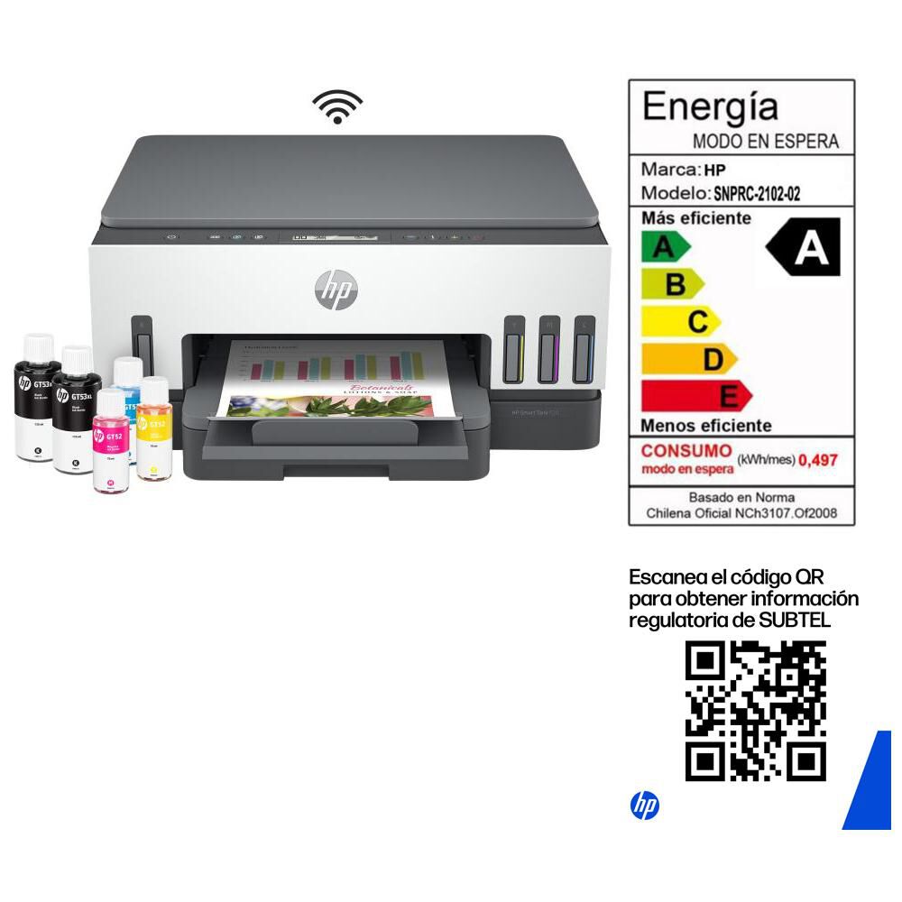 Impresora Multifuncional HP Smart Tank 720 image number 9.0