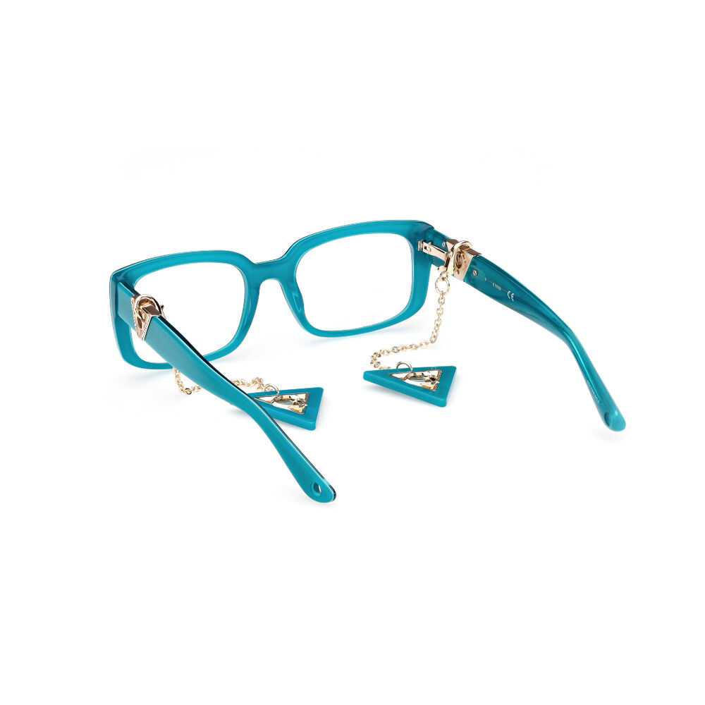 Lentes Ópticos Turquesa Brillante Guess image number 3.0