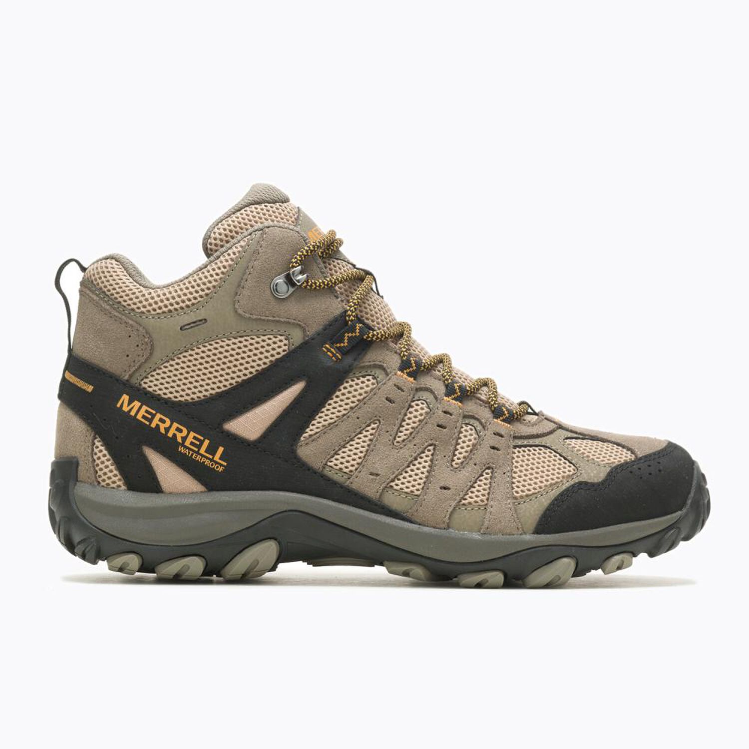 Bot&iacute;n Outdoor Hombre Merrell Accentor 3 Mid Wp Beige image number 0.0