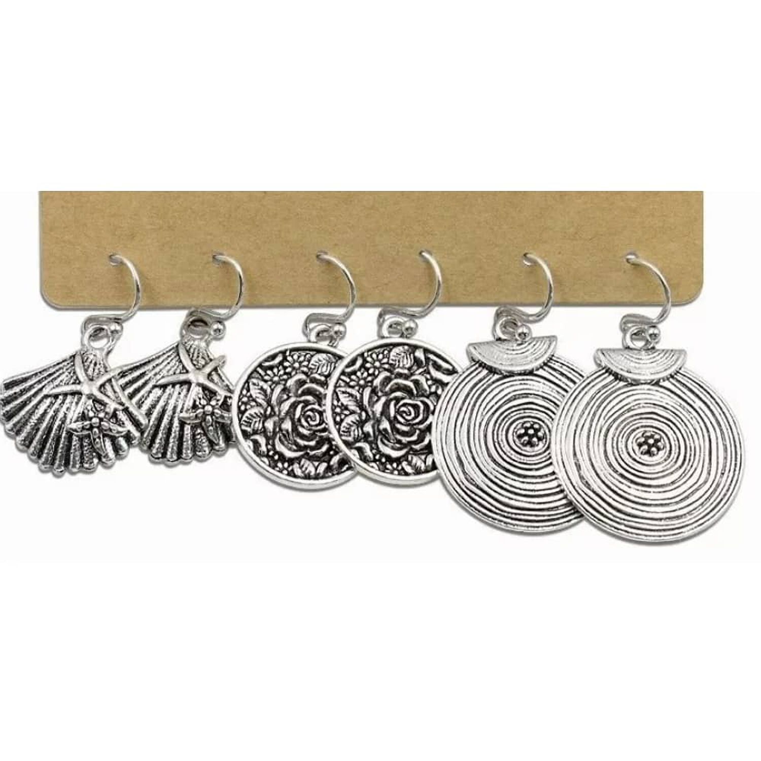 Pack 12 Pares Aretes Con Piercing Arracadas Pendientes Largo image number 2.0
