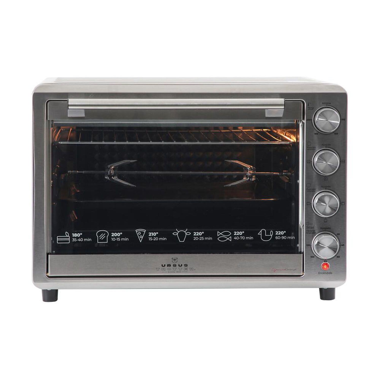 Horno El&eacute;ctrico Ursus Trotter UT-Backofen Pro-i 80l  / 80 Litros / 2200 W image number 4.0