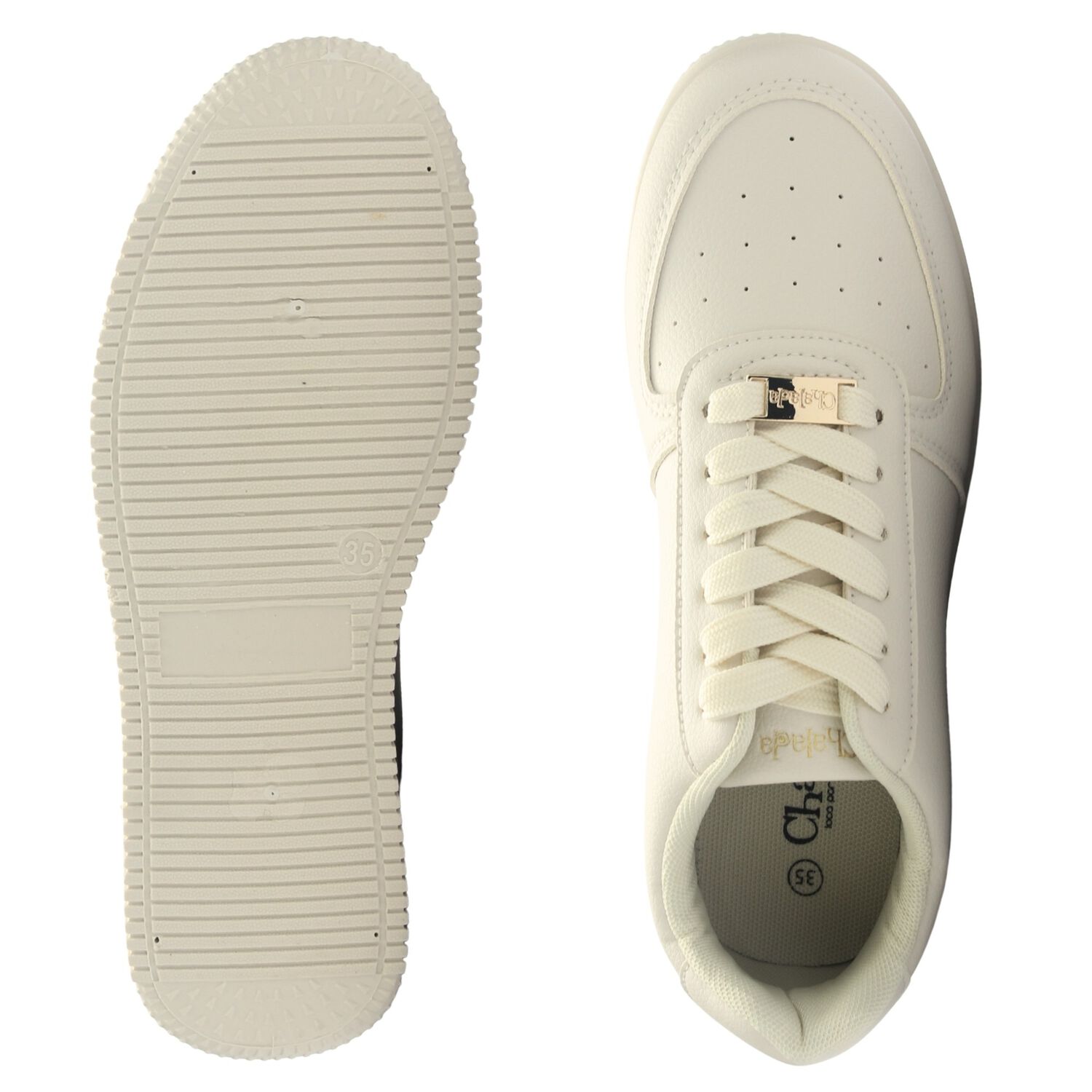 Zapatilla Mujer Chalada Metta-2 Beige Urbano image number 6.0