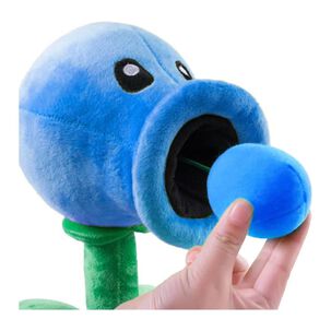 Juguete Peluche Planta Azul 25cm Plantas Vs Zombies Infantil