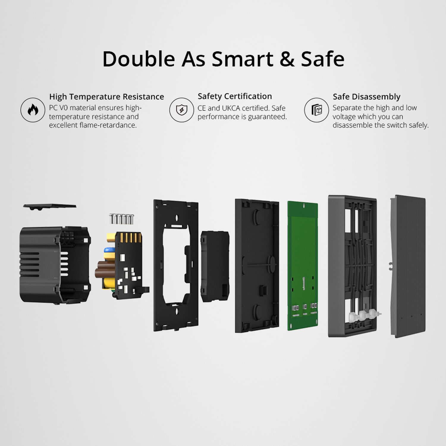 Interruptor Wifi De Pared Sonoff Switchman M5 De 2 Canales image number 4.0