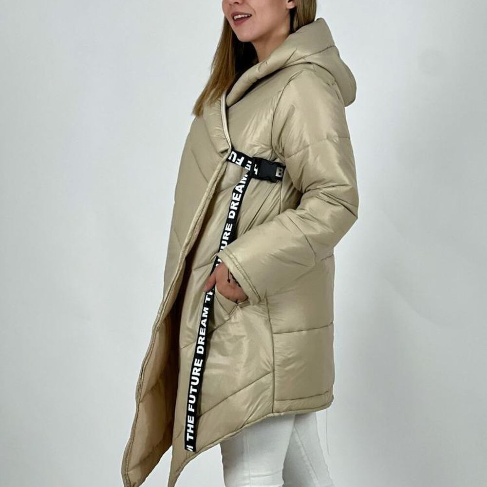 Parka Italiana Cruzada Con Amarre image number 3.0
