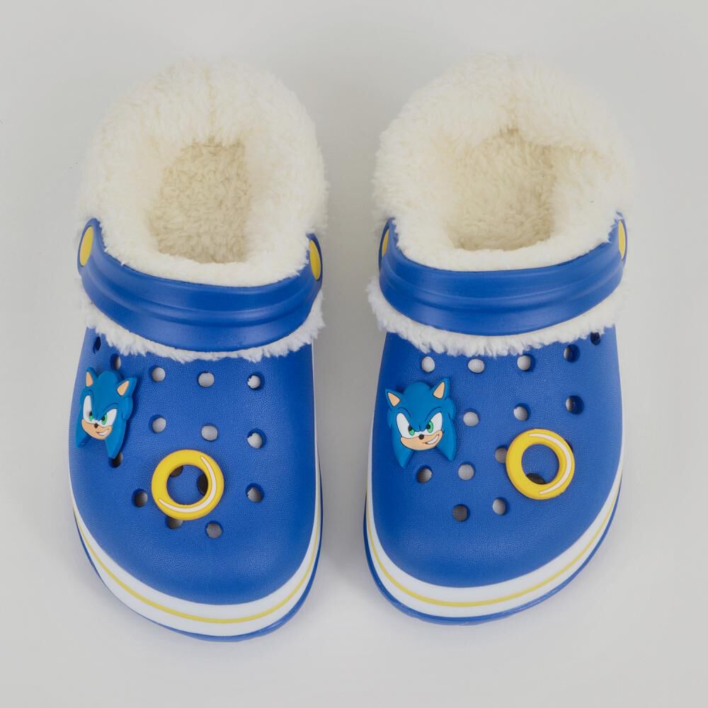 Pantuflas Chiporro Niño Sonic Azul image number 2.0