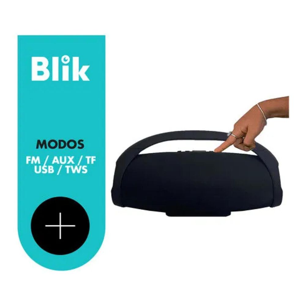 Parlante Bluetooth 20w Portatil Negro Booster2 image number 1.0