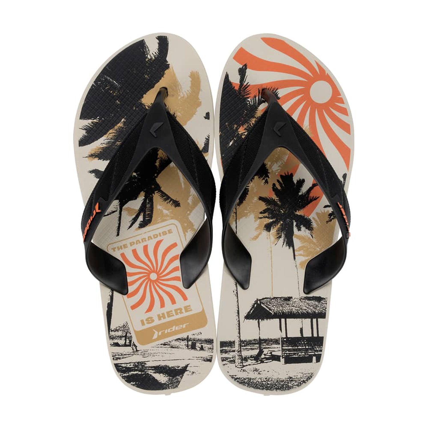 Sandalia Hombre Beige/negro Strike Rider image number 0.0