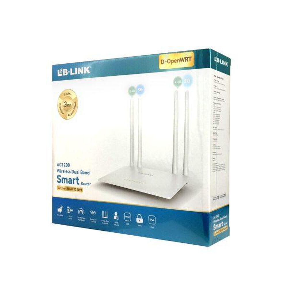 Router Wifi Ac1200 Dual Band 1200 4 Antenas Bl-wr1210m Bl-link image number 4.0