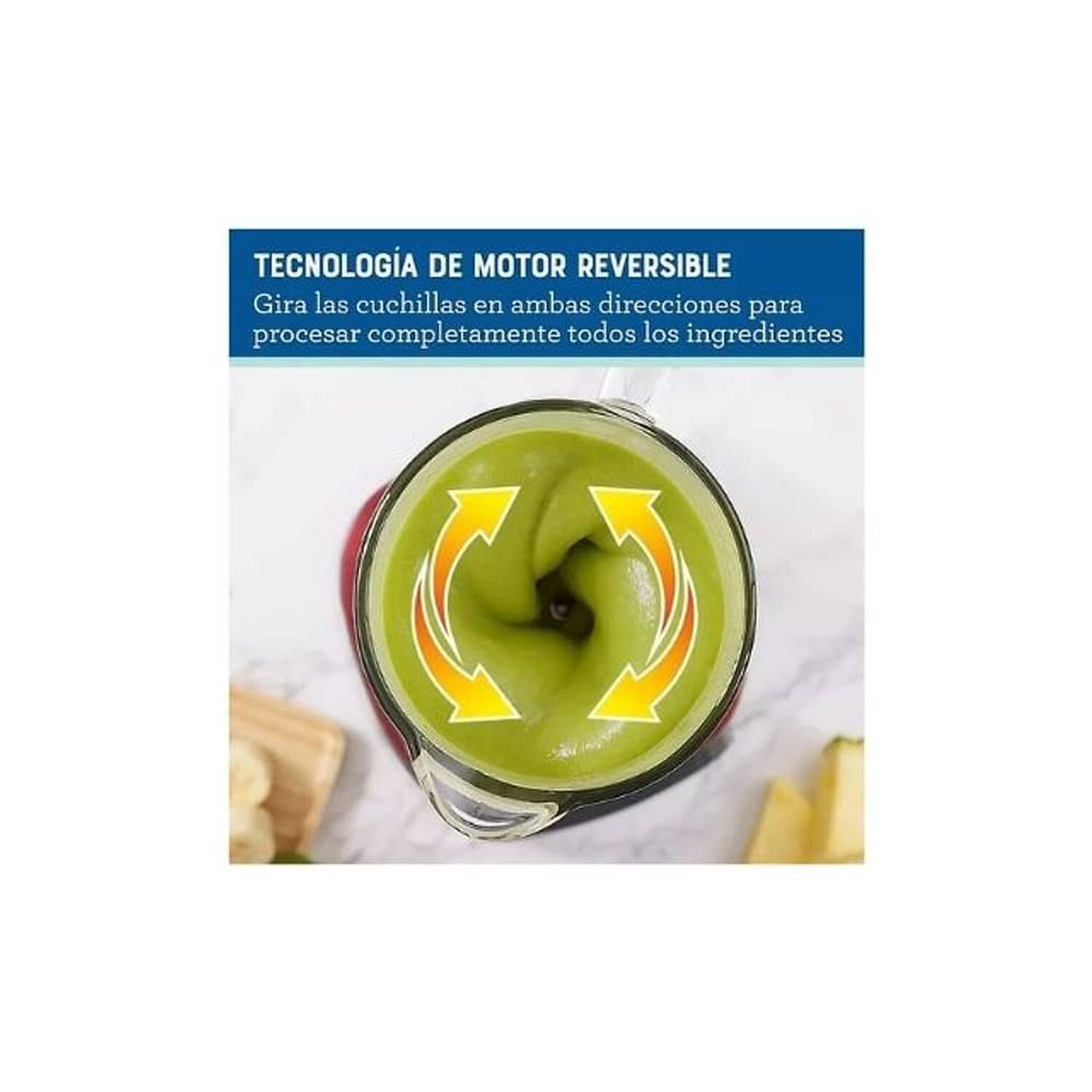 Licuadora Oster Reversible 3 Velocidades + Pulso Blstpegcrt Color Rojo image number 3.0