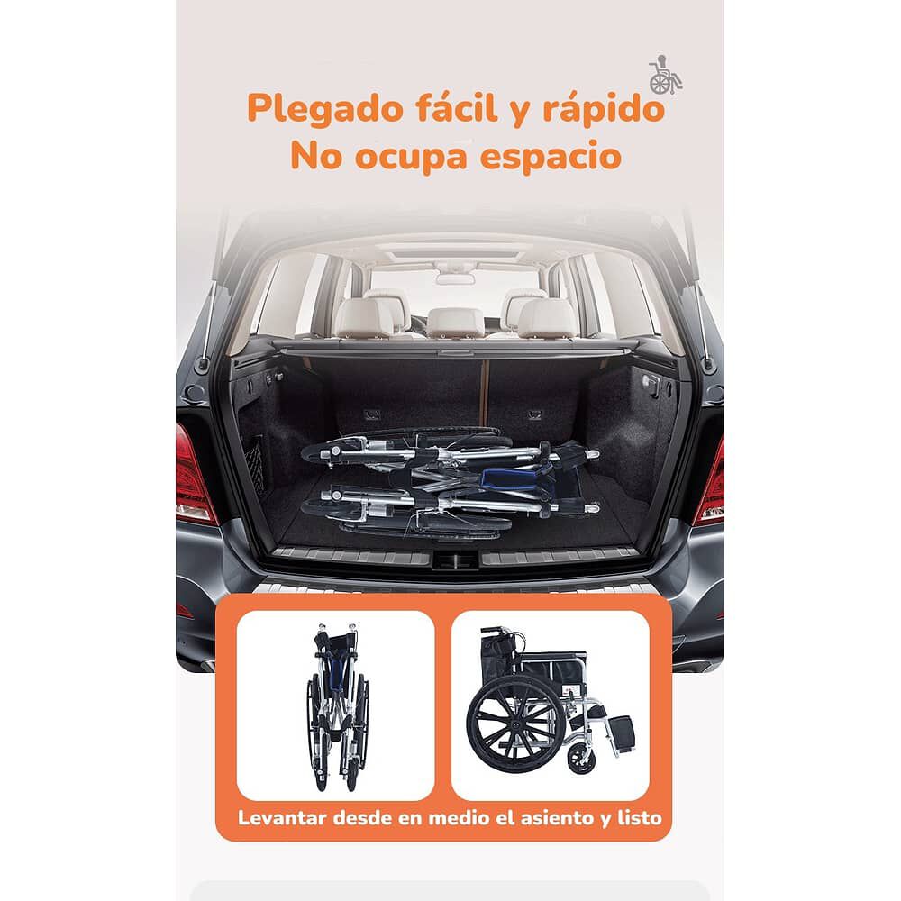 Silla De Ruedas Plegable Viene Armada Warm By Lubabycas image number 1.0