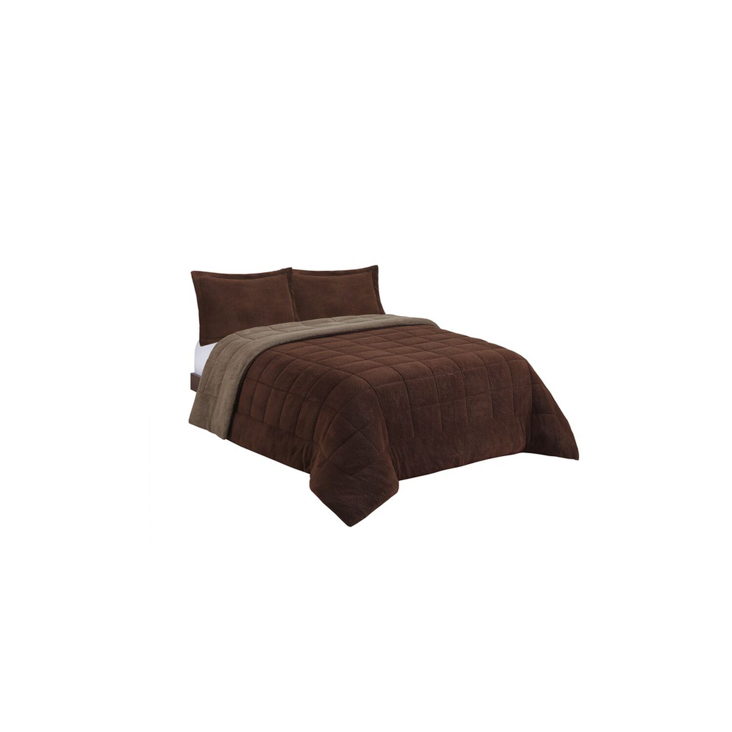 Plumon Andes Sherpa Bicolor Cafe 2 Pl image number 1.0