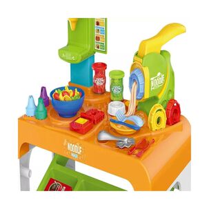 Juguete Mesa Maquina De Fideos Con Plasticina Magica 37 Piezas