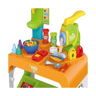 Juguete Mesa Maquina De Fideos Con Plasticina Magica 37 Piezas