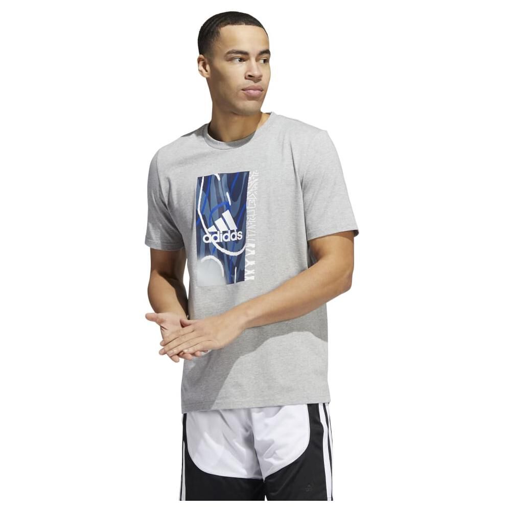 Polera Estampado Hombre Badge Of Sport Adidas image number 0.0