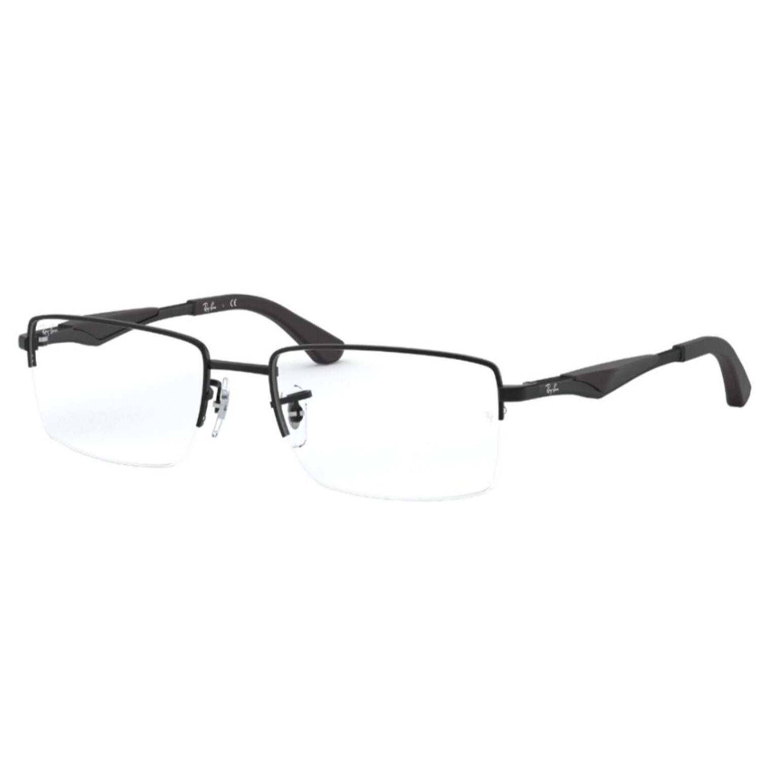 Lentes &Oacute;pticos Negro Mate Ray-ban Optical image number 1.0
