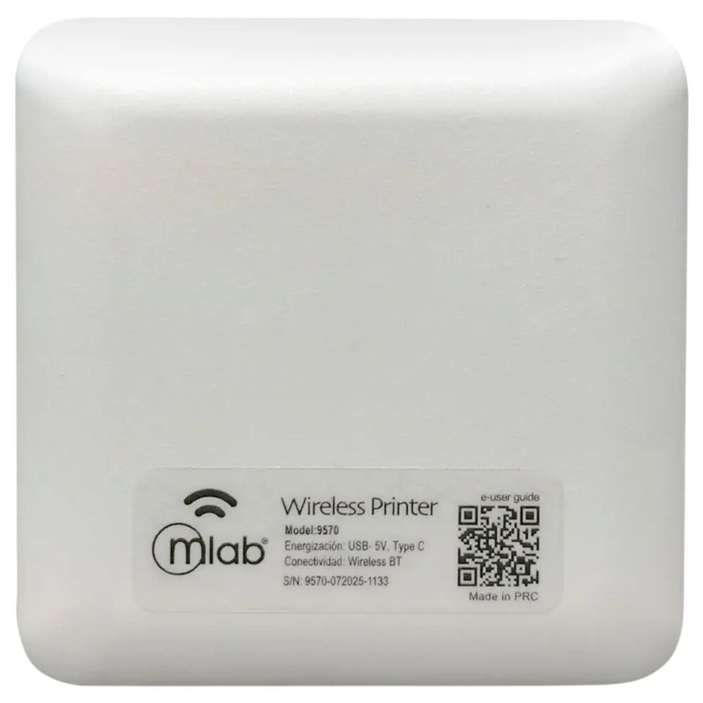 Impresora Térmica Kinder Kids Bluetooth B & N Mlab image number 4.0