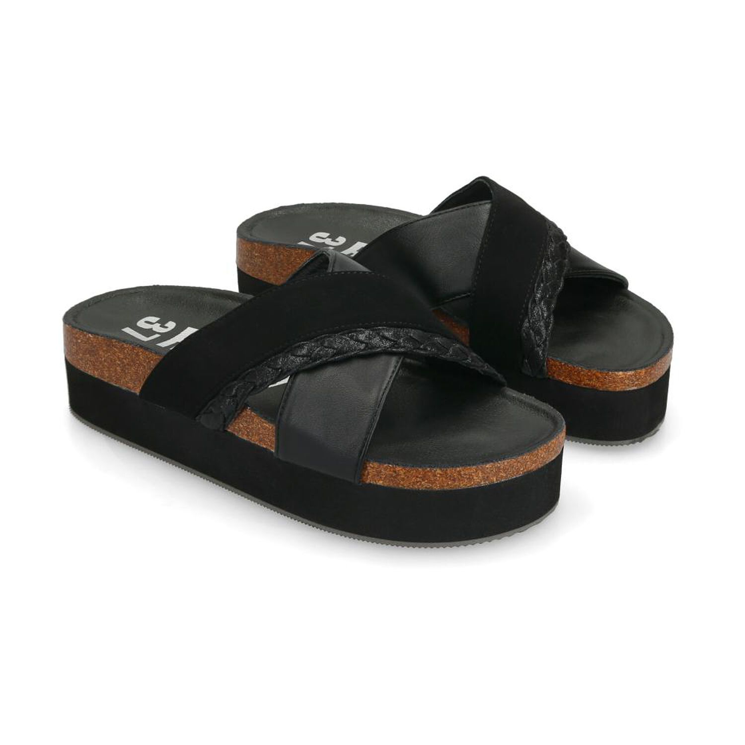 Sandalia Mujer Rolly Go Black image number 1.0