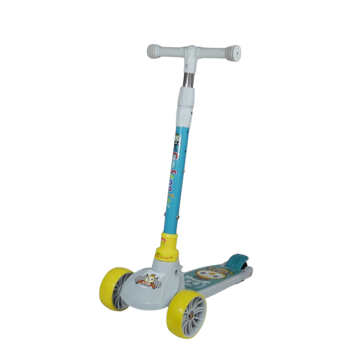 Scooter Monopat&iacute;n Ni&ntilde;os Gris Verde image number 5.0
