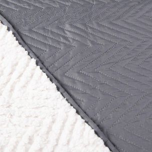 Quilt Sherpa Liso Super King Marengo