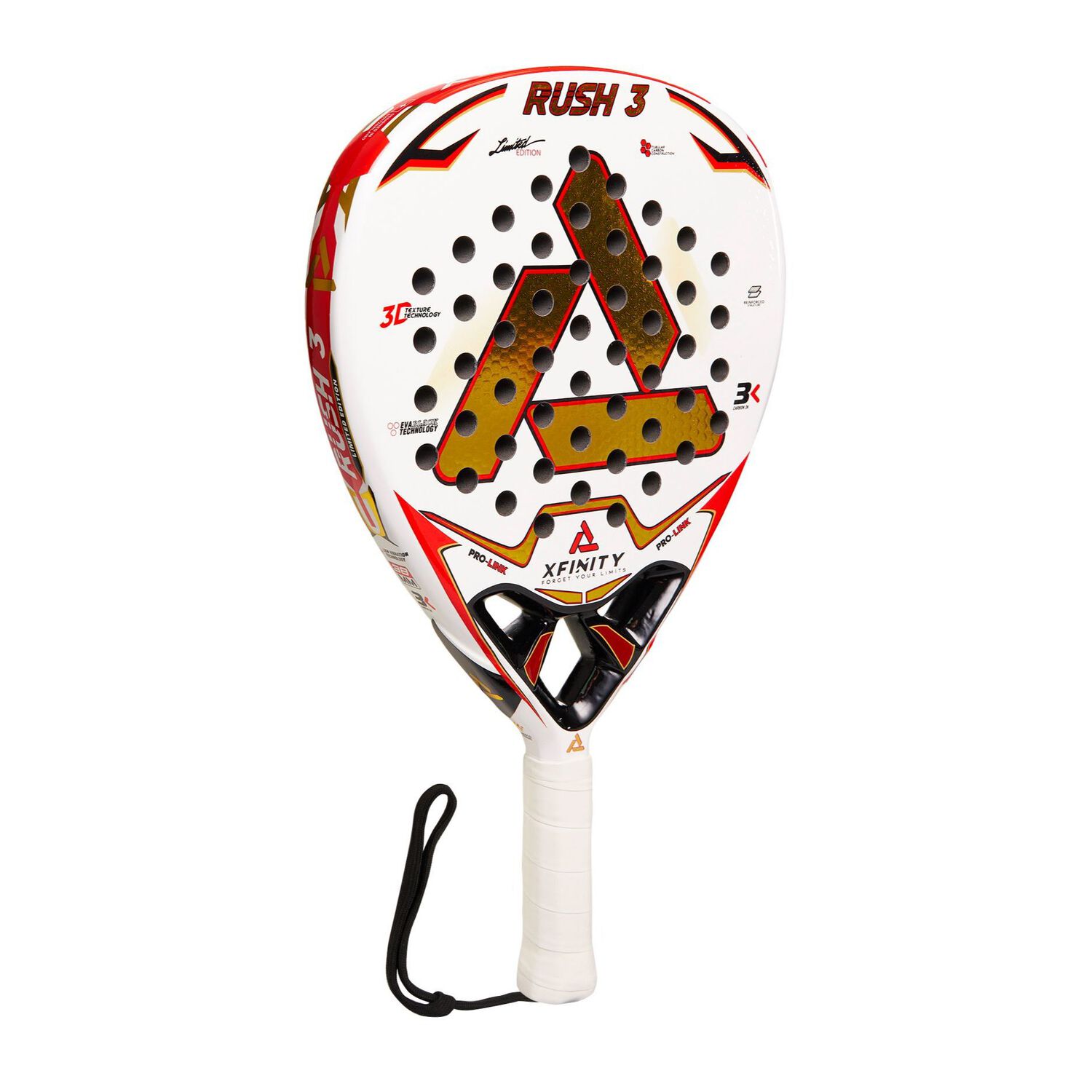 Pala Padel Xfinity Rush3 - Carbono 3k - Incluye Estuche image number 1.0