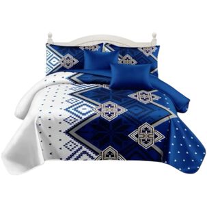 Cubrecama De Verano King 250cmx270cm Quilt + 2 Fundas De Almohada 50cmx70cm Cobertor Delgado