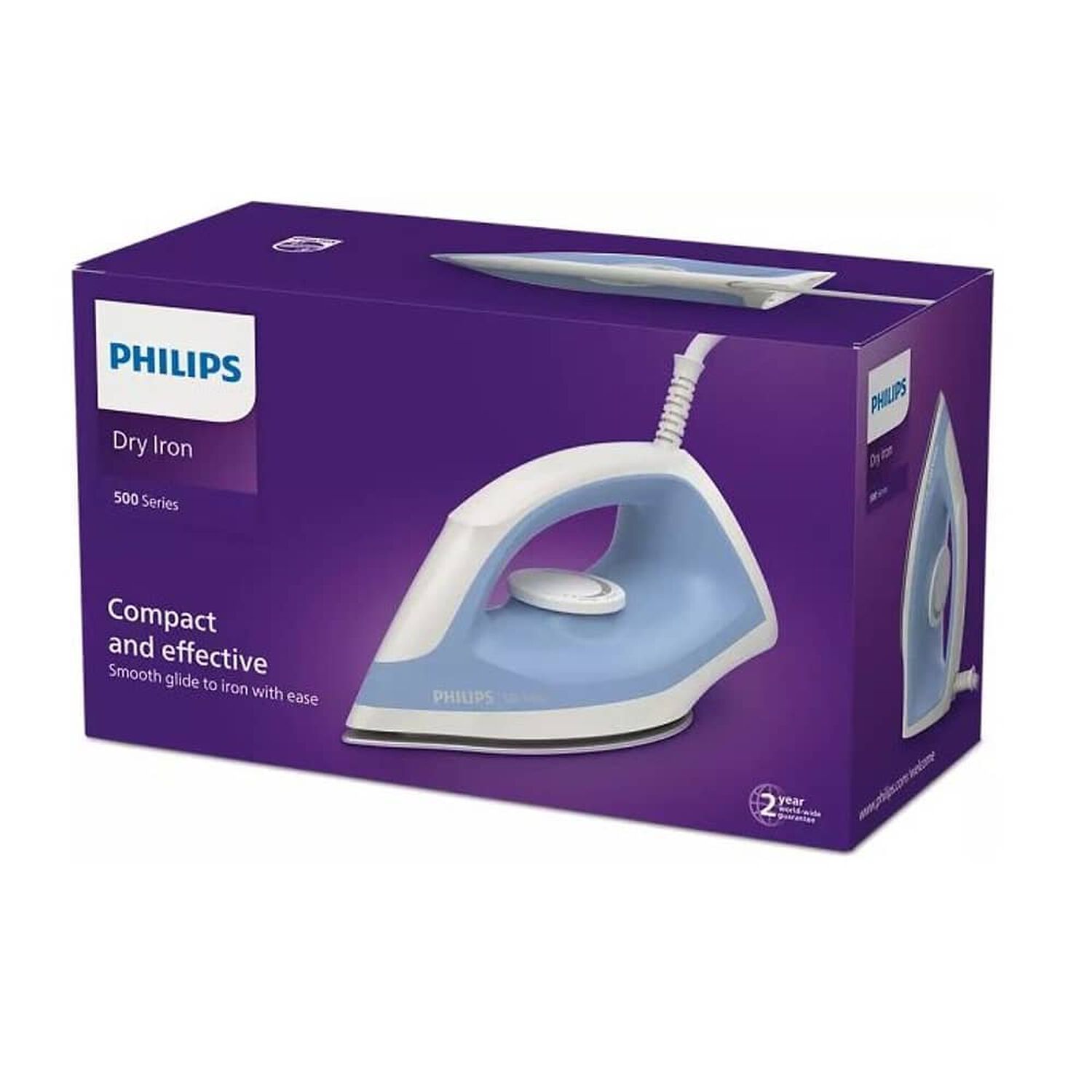 Plancha En Seco Philips 500 Series 1200w Dst-520 image number 1.0