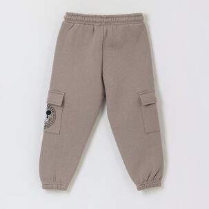Pantal&oacute;n De Buzo Ni&ntilde;o Bolsillos Laterales Mickey Caf&eacute; Disney