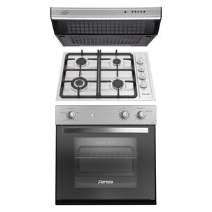 Kit Encimera Fce 4.3hf T + Campana Fx6160 + Horno F 1060r A