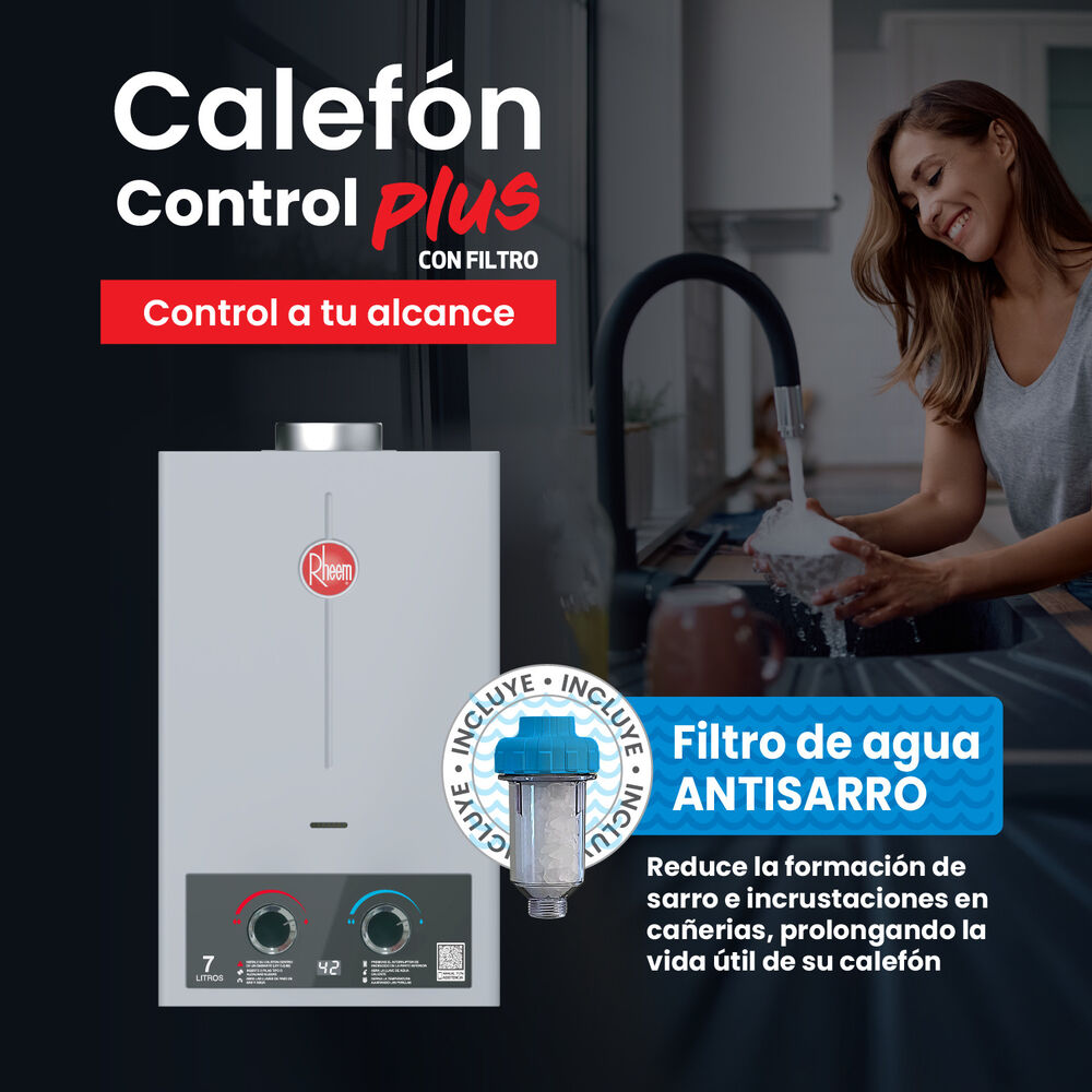 Calefont 7 Litros Gas Licuado Tiro Natural Rheem image number 4.0