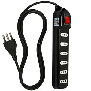 Alargador De 3mt Certificado 6 Pos + Switch Corta Corriente Me-070b